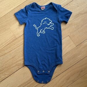 Homage Detroit Lions baby one piece onesie. 12-18 month